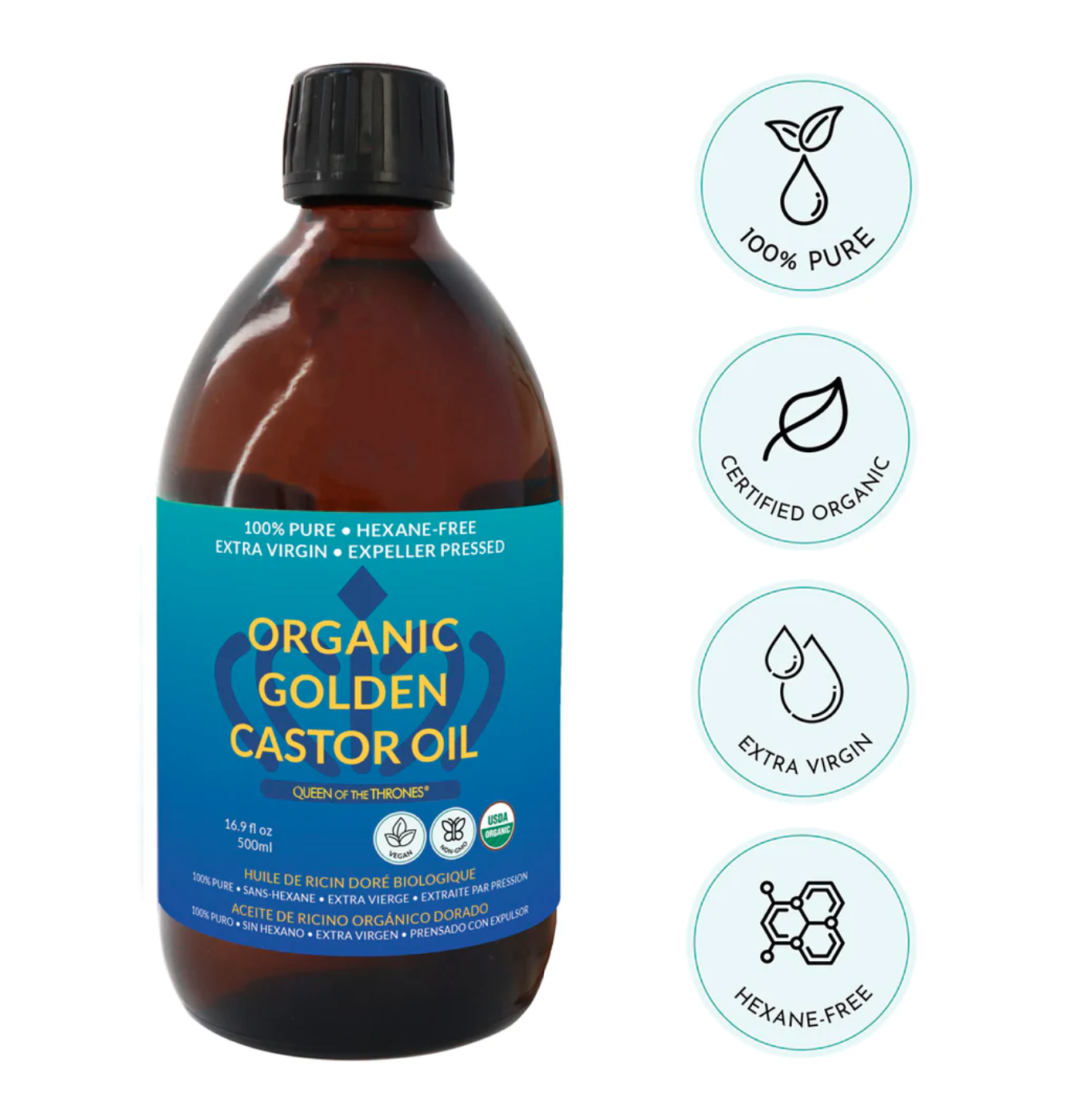 Queen of Thrones Castor Oil and Original Pack