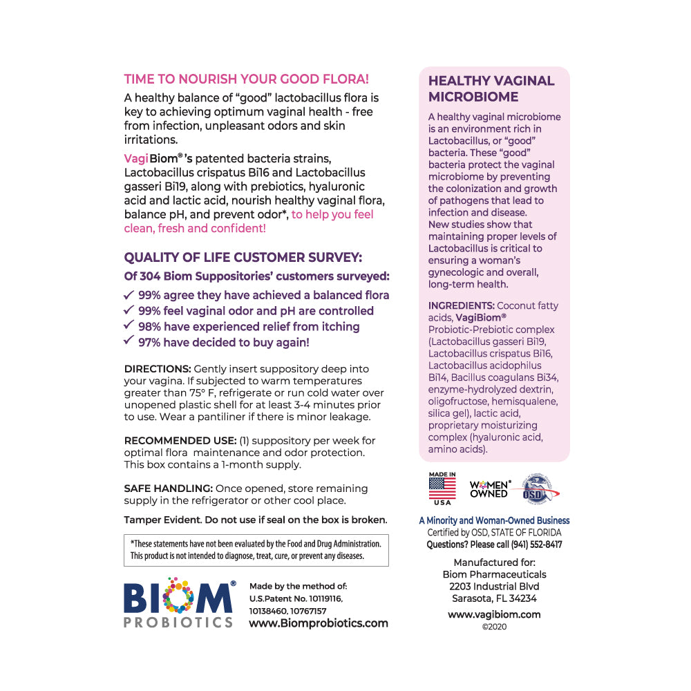 Biom 陰道益生菌栓劑